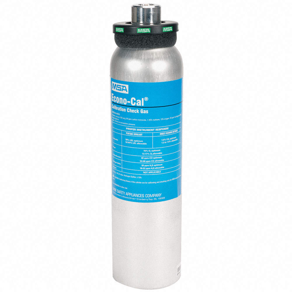 MSA® Hydrogen Sulfide (H2S) Calibration Cylinder - Spill Control
